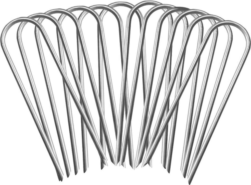 Große Bodenpfähle – 24,1 Cm, 6 Stück, Robuste U-Anker Für Trampoline, Zelte & Garten