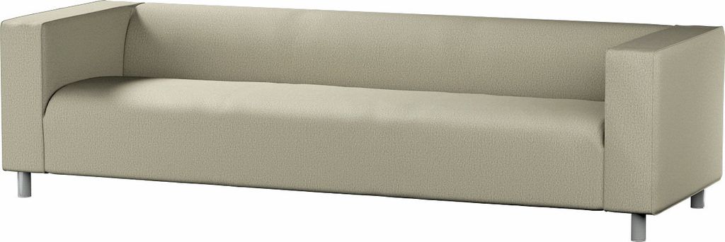 Dekoria Bezug für Klippan 4-Sitzer Sofa, beige, Bezug für Klippan 4-Sitzer