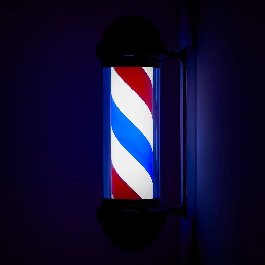Barber Shop Field Illuminated Plafond Bb-02 Nero Grande - 2