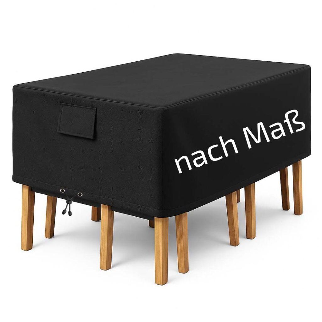 Granori Abdeckung nach Maß – UNICOVR Schutzhülle 200x200 cm | Individuelle Größen & Formen möglich | Wasserdichte Abdeckhaube für Gartenmö...