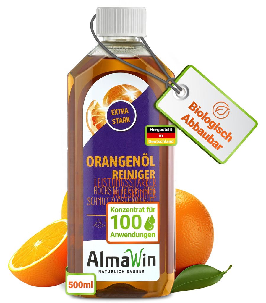AlmaWin Orangenöl Reiniger Extra Stark 500ml - 1er Pack Produktbild 