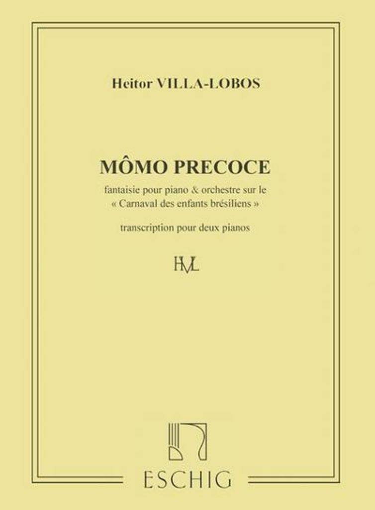 Mômo precoce pour piano et orchestrepour 2 pianos
