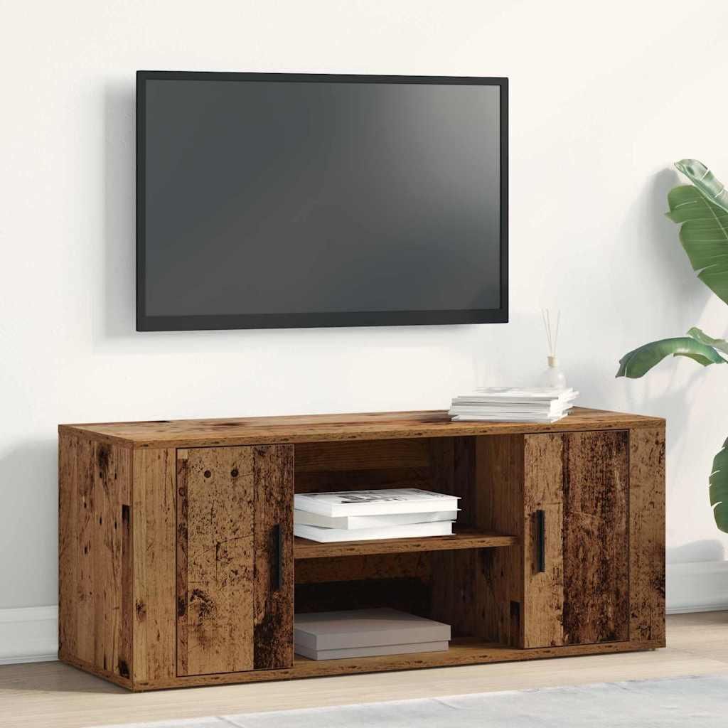 Maison Exclusive - TV-Schränk Altholz 100 x 35 x 40 cm Holzwerkstoff