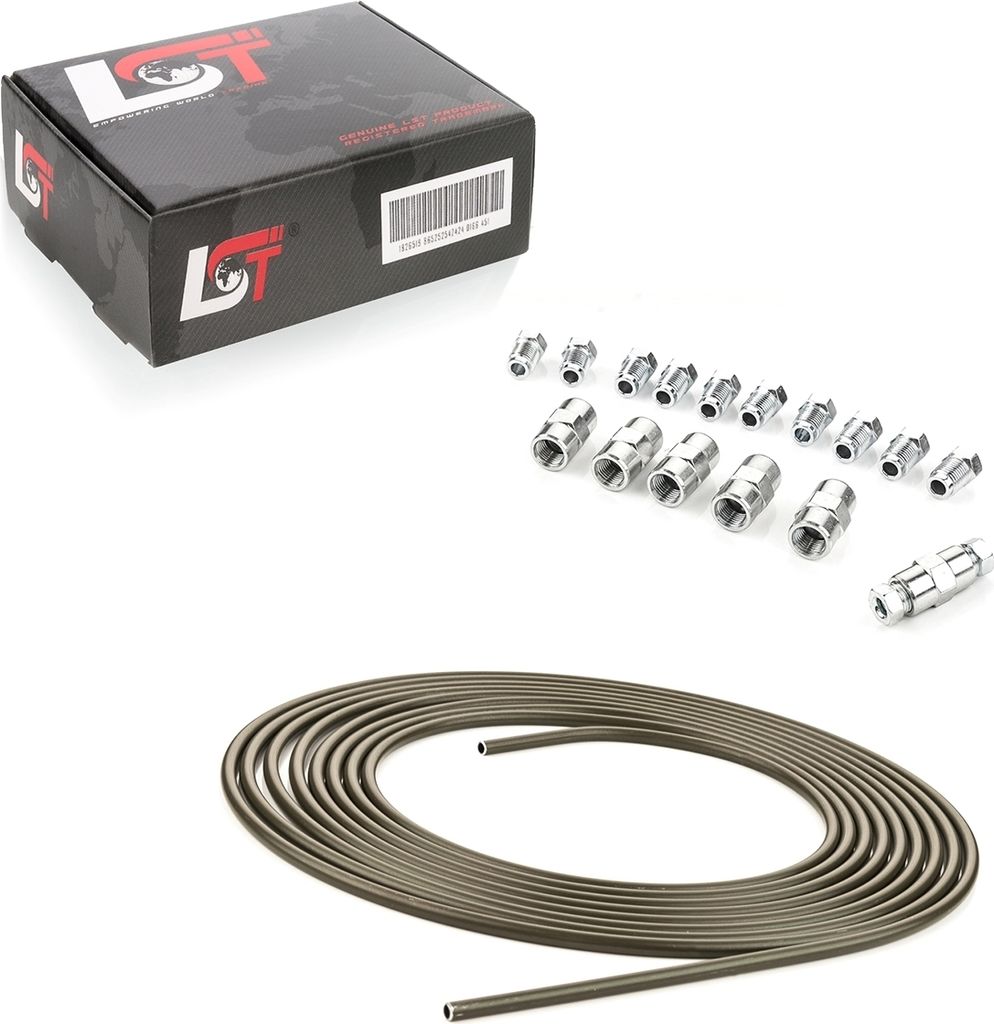 5m Stahl Bremsleitung 4,75mm + 5 Verbinder für Audi Porsche