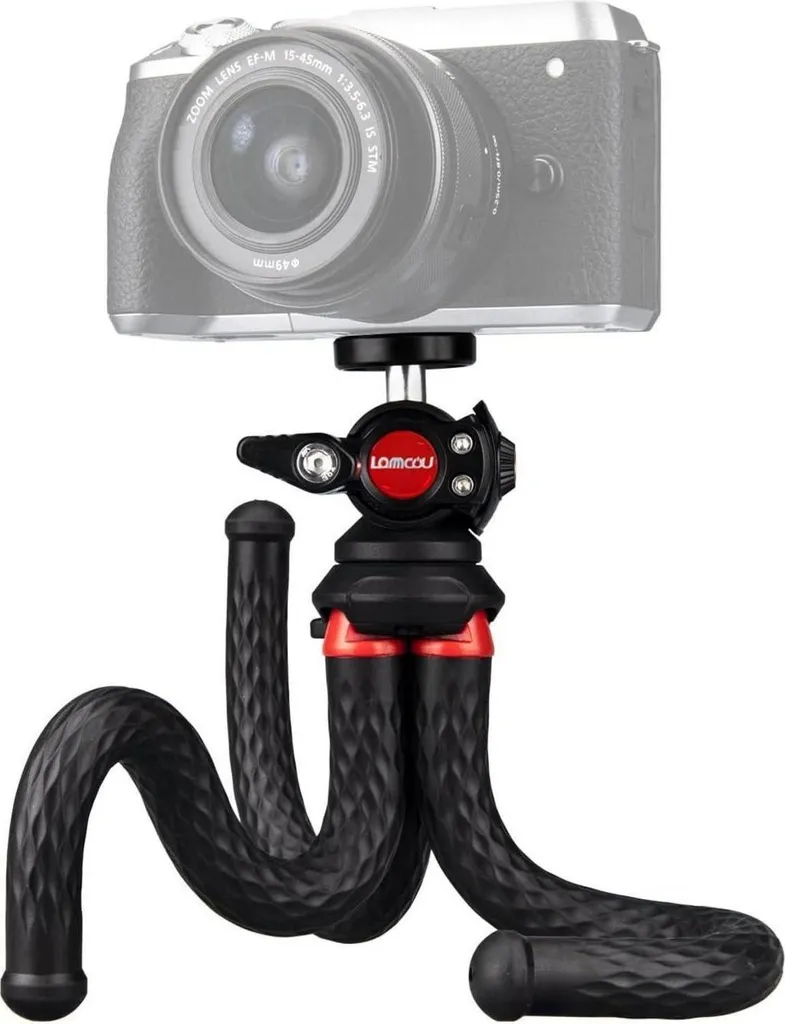 Trépied de Voyage pour Caméra Sauvage Mini Support Photo de Randonnée 360