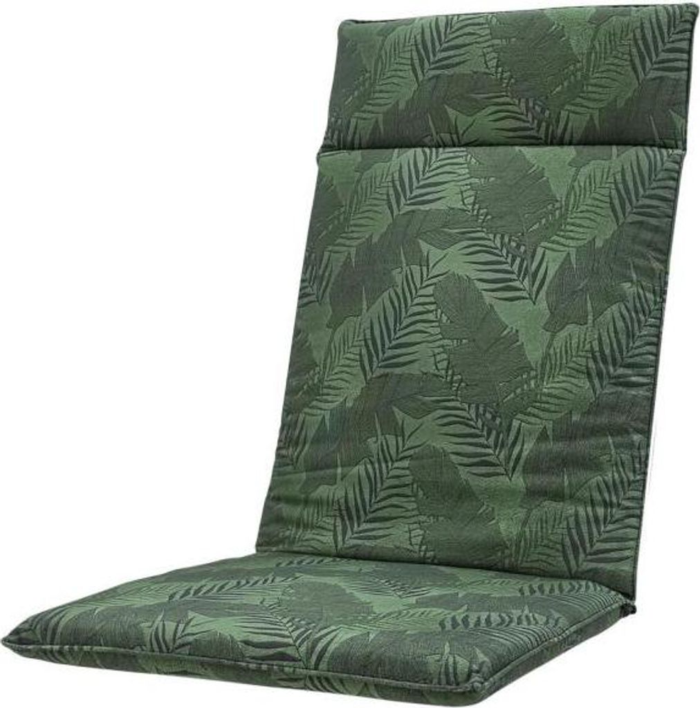 Madison Tuinstoelkussen hohe Rückenlehne 50x120 cm Ruiz grau, wasserabweisend, 5 cm dick, 50% Baumwolle, 50% Polyester