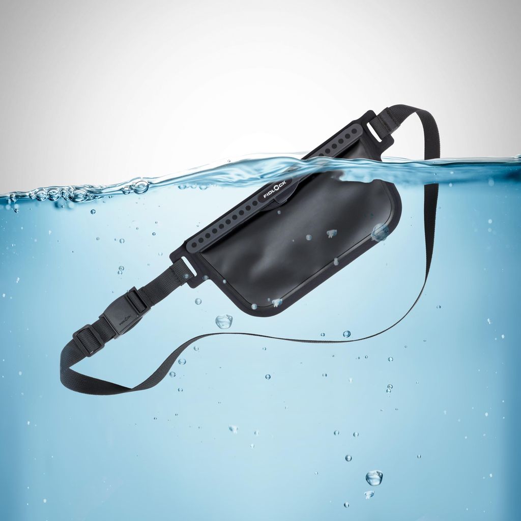 FIDLOCK Wasserdichte Bauch Tasche drybag black Produktbild 