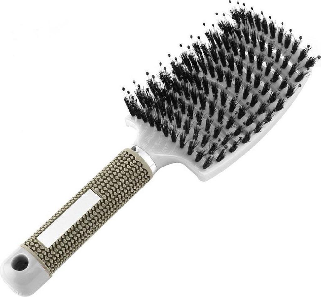 Jumada's - Anti-Tangle-Haarbürste - Haarpflege - Weiß