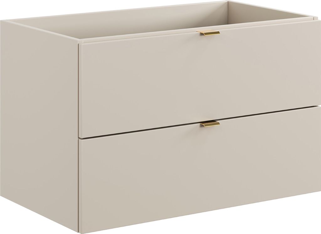 Waschtischunterschrank 80 cm in kaschmir matt DURANGO-56 Produktbild 