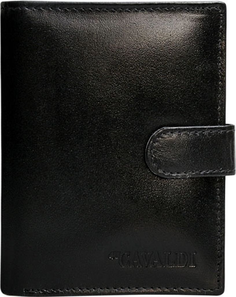 4U Cavaldi Portemonnaie aus Leder für Männer Newwe schwarz One size