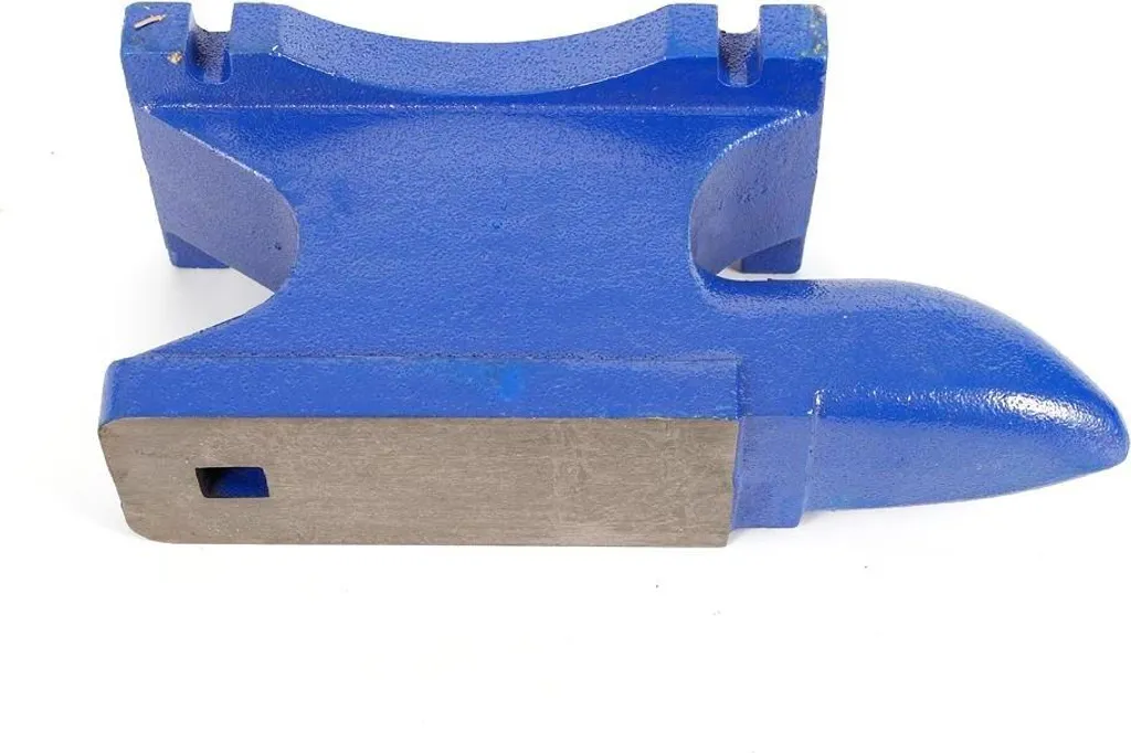 Enclume robuste 25 kg en fonte bleue - Grande surface de frappe - 4