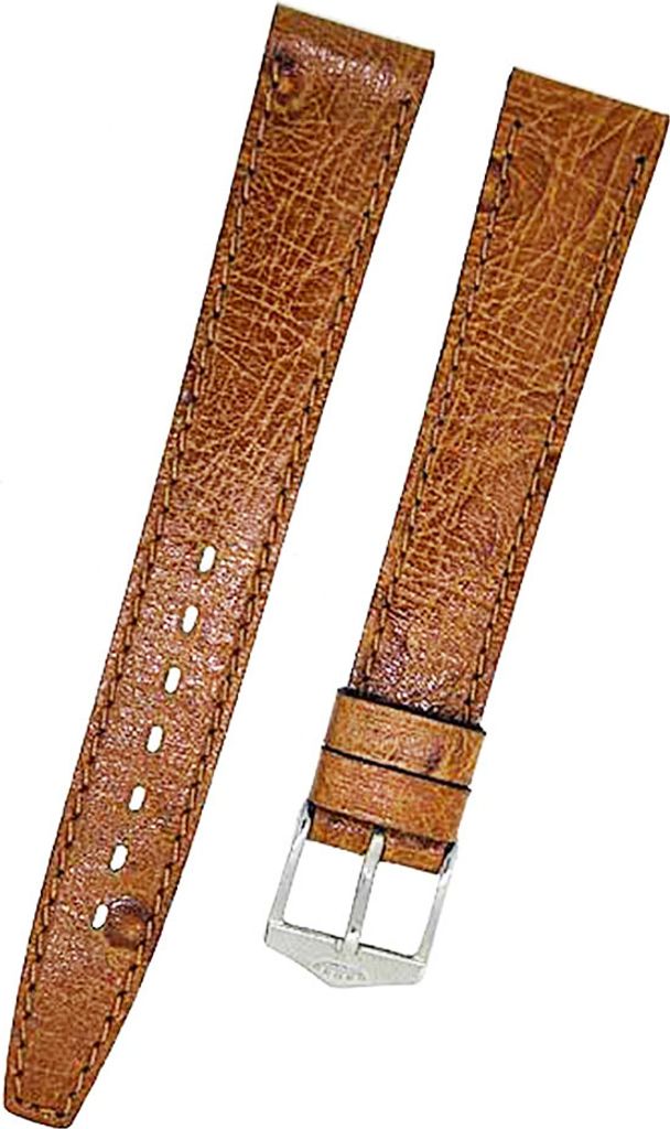 FORTIS Uhrenarmband LEDER Braun mit brauner Naht 14mm NEU Produktbild 