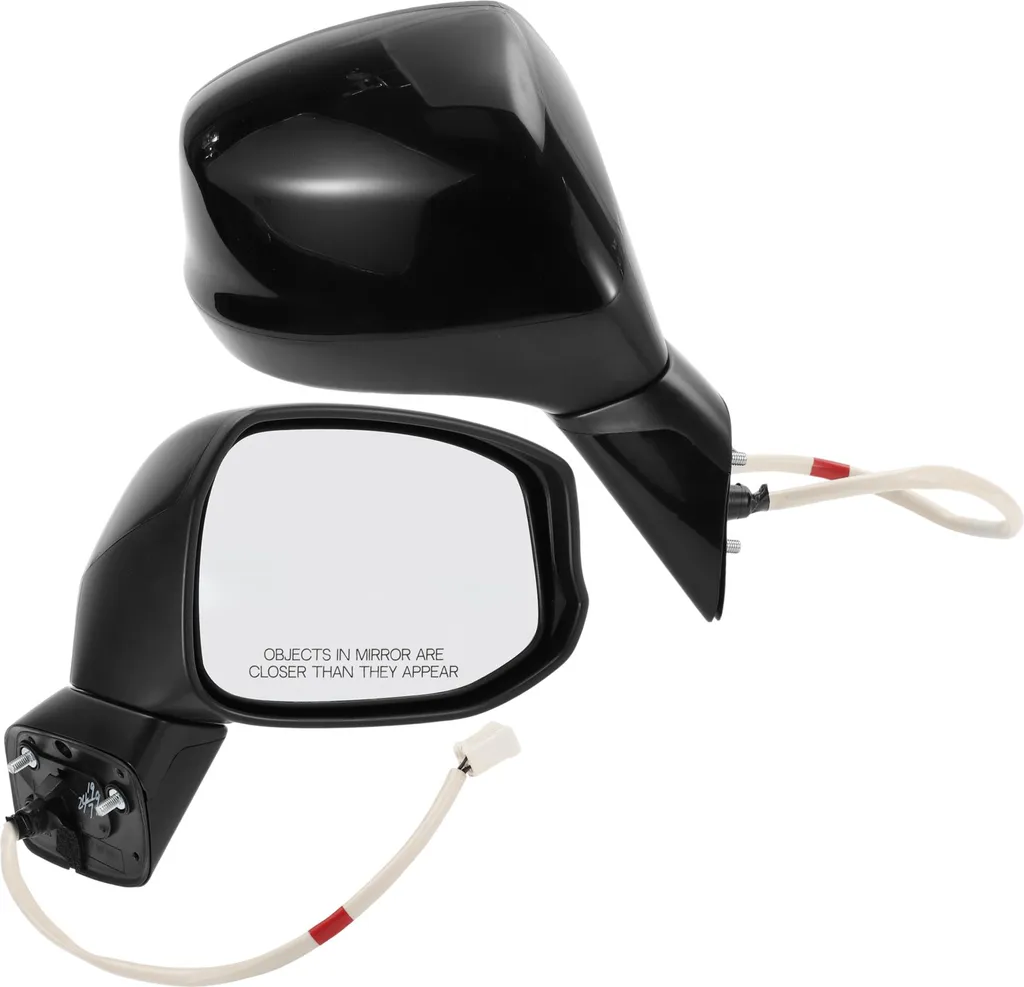 Miroir Rétroviseur Électrique Honda Civic 2012-2015 Noir Brillant 5 Pin