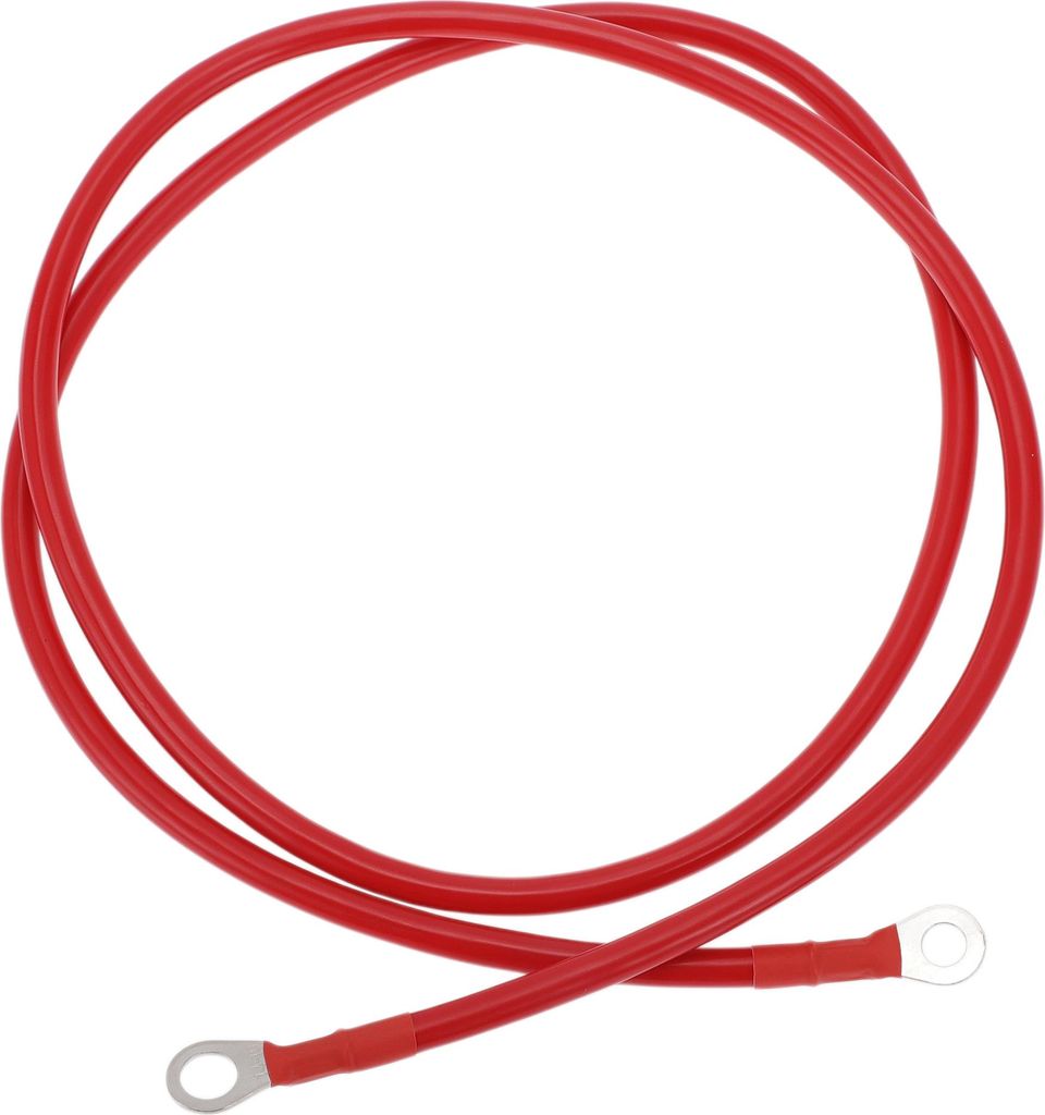 1 Stk. Batterie-Wechselrichterkabel 6 AWG Gauge 4,5FT 3/8" Lug 5/16" Lug Batteriekabel Universal für Auto Fahrzeug Boot Wohnmobil Solar verzinntes...