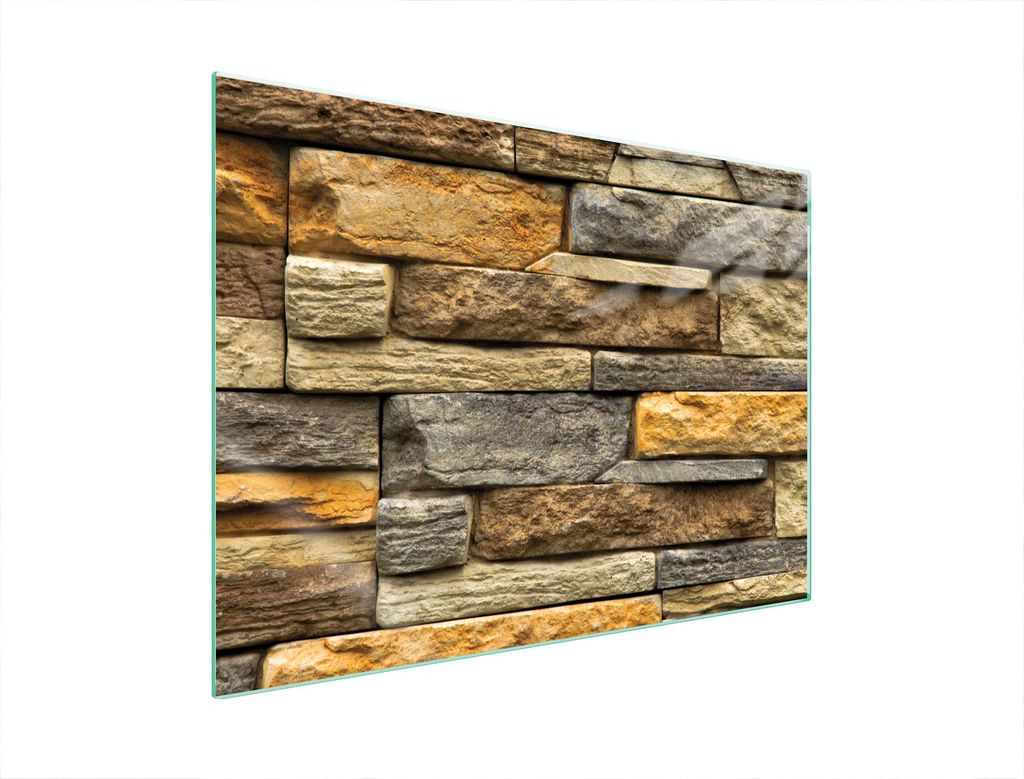 Glasschutzplatte Für Herd 70X52 Ziegel