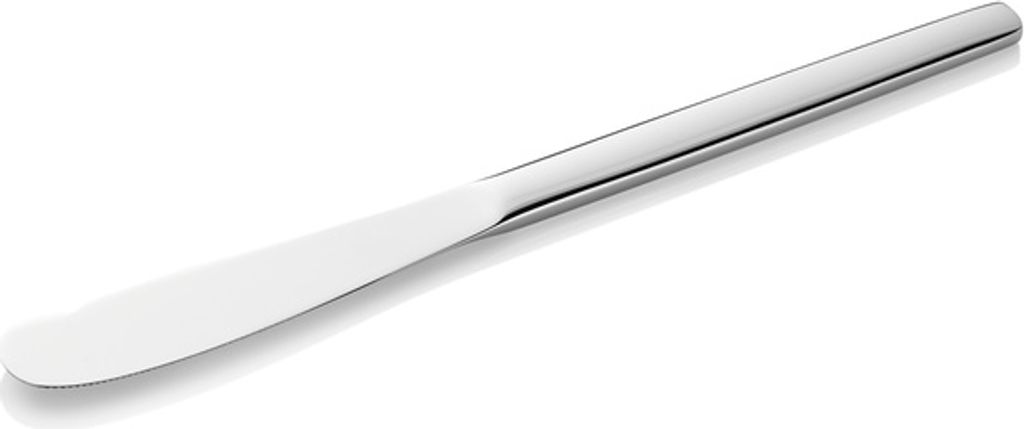 12x Buttermesser ALEX SILVER, Edelstahl poliert, matte PVD Beschichtung, 18 cm, Chromnickelstahl 18/10