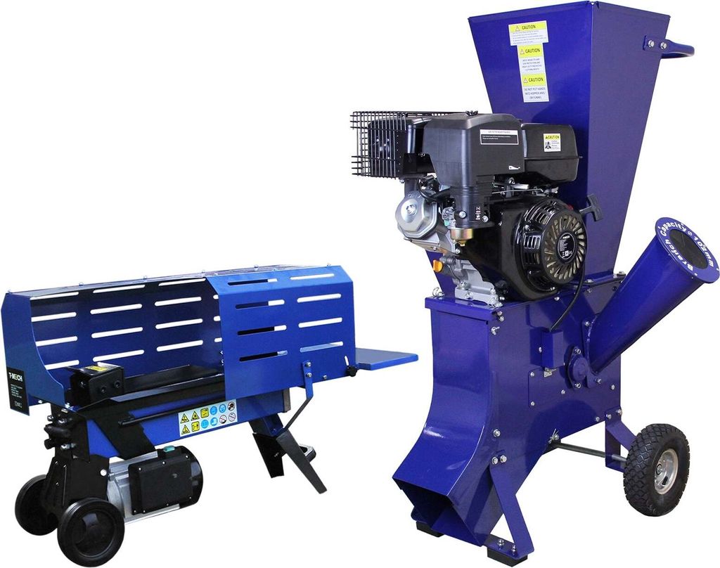 T-Mech Holzspalter 5T 370mm & T-Mech 13PS Holzhackmaschine