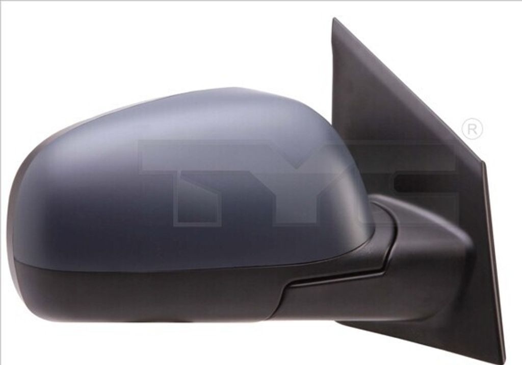TYC 324-0052 Außenspiegel Seitenspiegel Links für NISSAN Note (E11, NE11) Konvex Grundiert