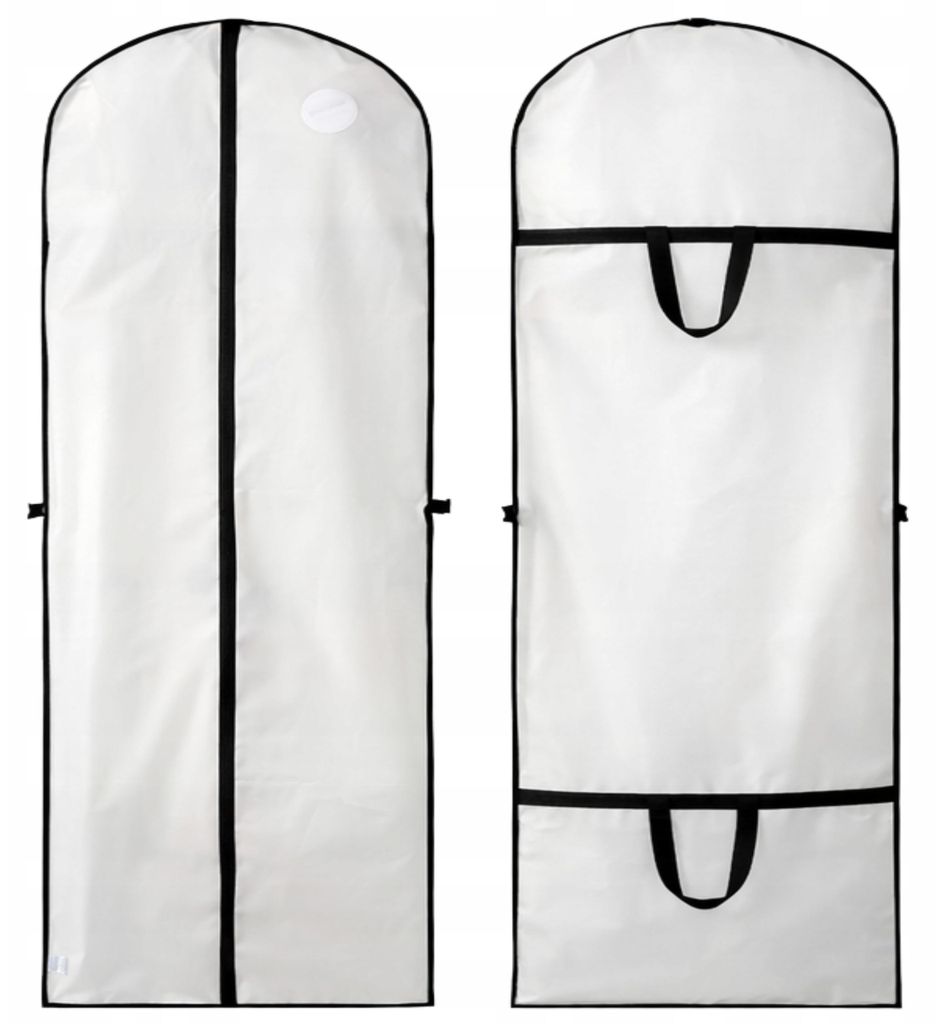 EDIBAZZAR | Pokrowiec na szafę, 60 x 180 cm, biały Zdjęcie produktu 