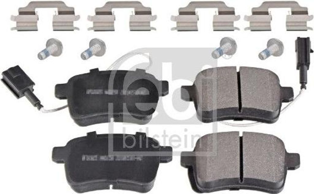 FEBI BILSTEIN 170905 Bremsbelagsatz, Scheibenbremse OE 71770092 kompatibel mit Giulietta