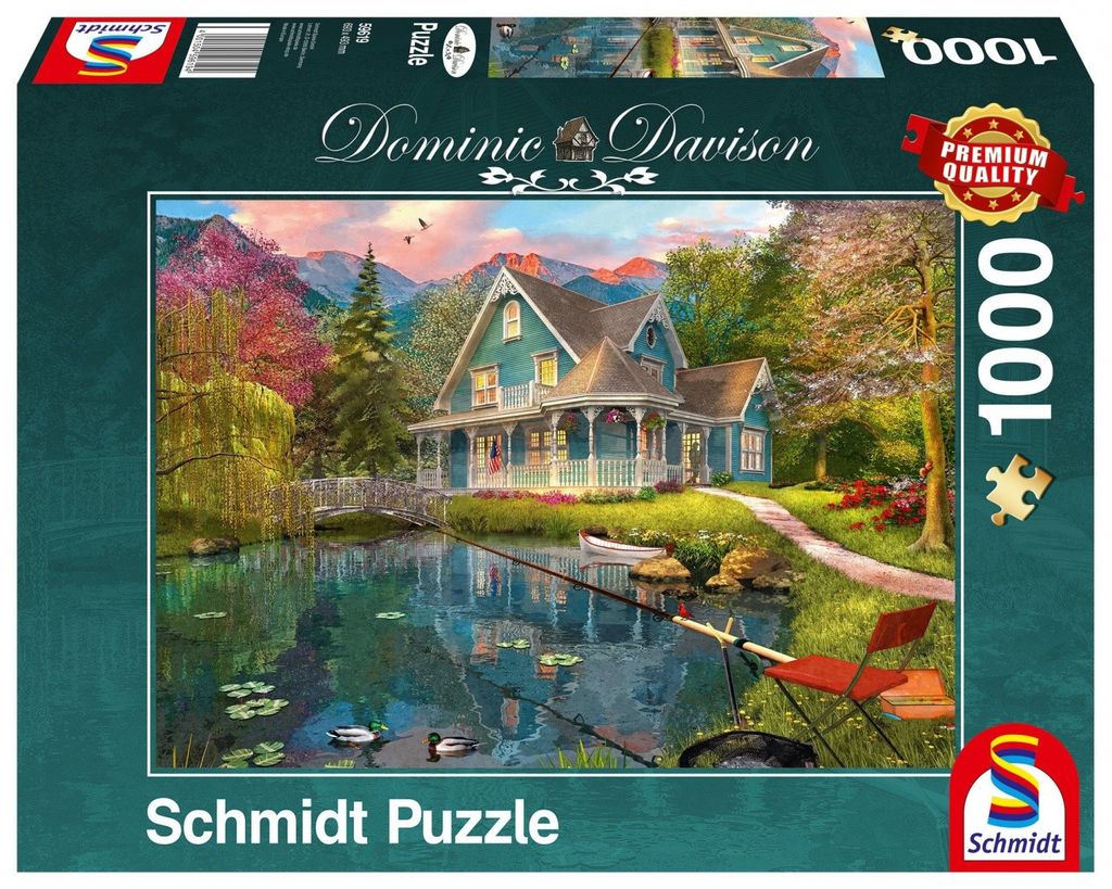 Schmidt Spiele 59619 Ruhesitz am See Puzzle Dominic Davison Produktbild 