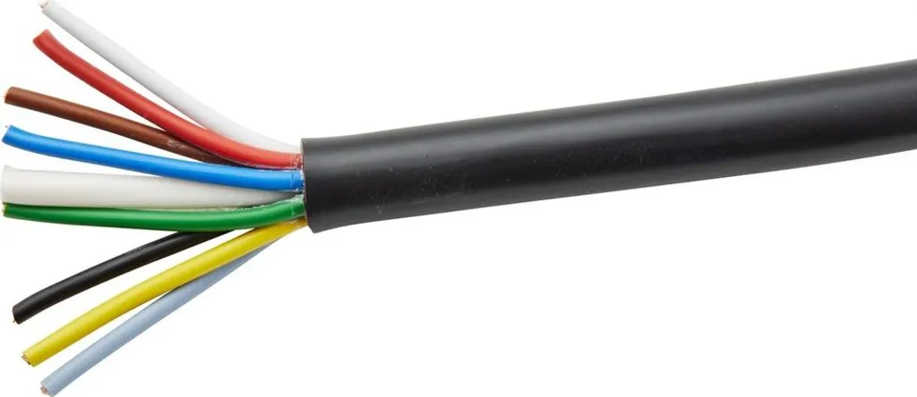 Câble 8X1,5 Qmm pour domotique et circuits de commande complexes PVC Sch