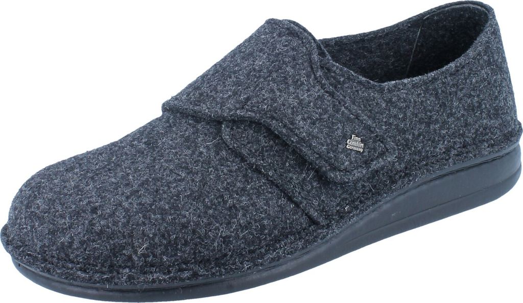 FINN COMFORT Filzmoos Herren Hausschuhe grau Wollfilz - Produktbild 