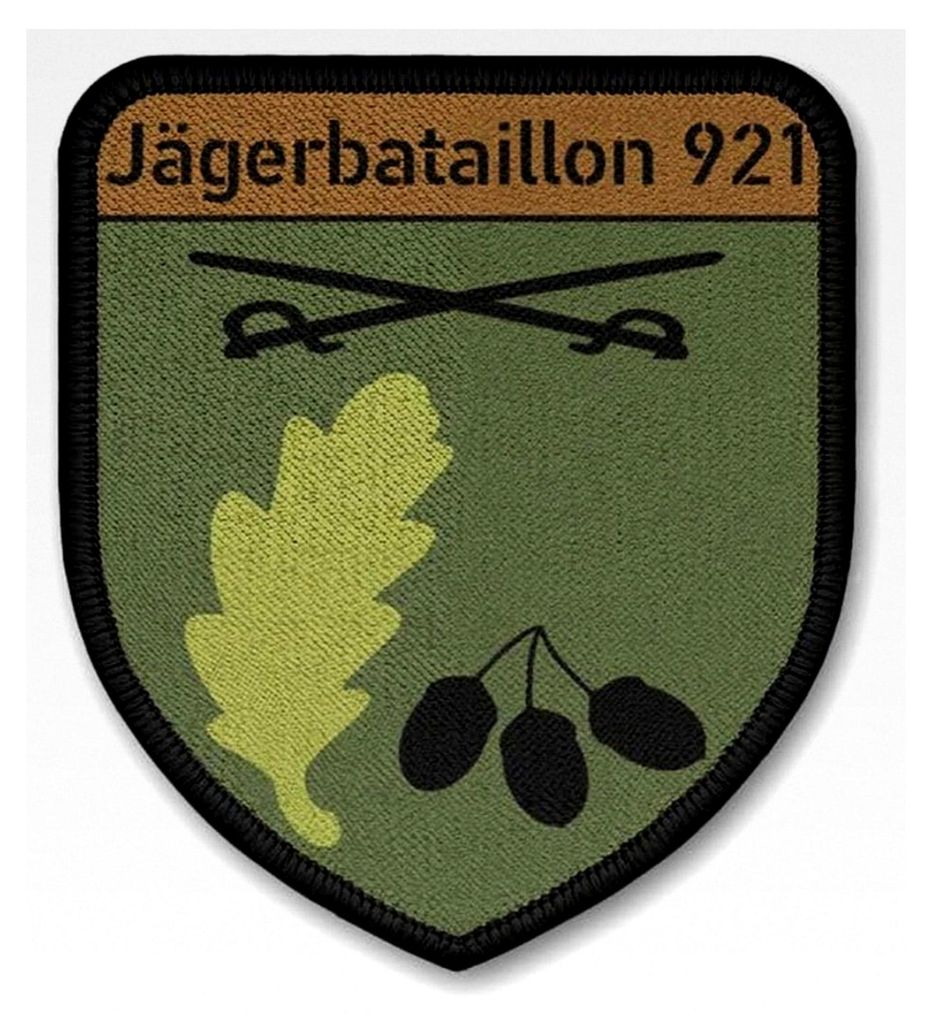 Patch Jägerbataillon 921 Tarn BW Aufnäher Camo Emblem Heer