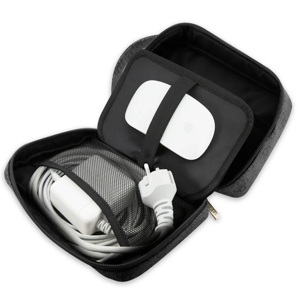 Organizer Guess 4G Printed Stripes Black - Stile e Funzionalità - 4