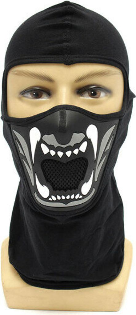 Volle Gesichtsmaske aus Baumwolle Outdoor Motorrad Ski Cycling Sport Hat - 9