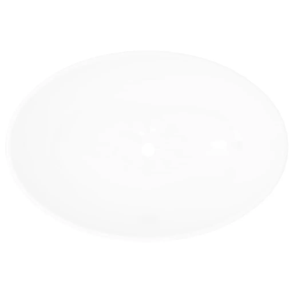 Vasque de salle de bain ovale 40x33 cm idéale pour petit meuble vasque