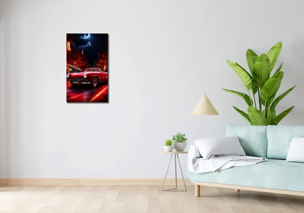 Tableau Automobile Cri 40 x 70 cm - Impression Haute Qualité Durable - 2