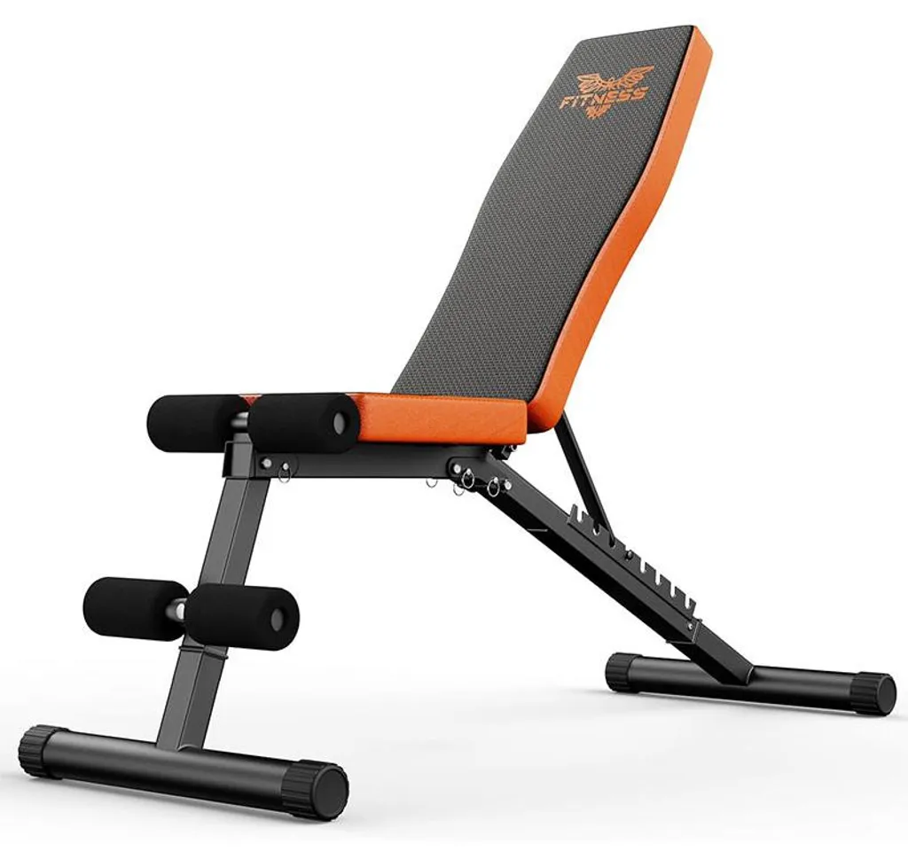 Banc de musculation pliable et stable pour éviter les maux de dos