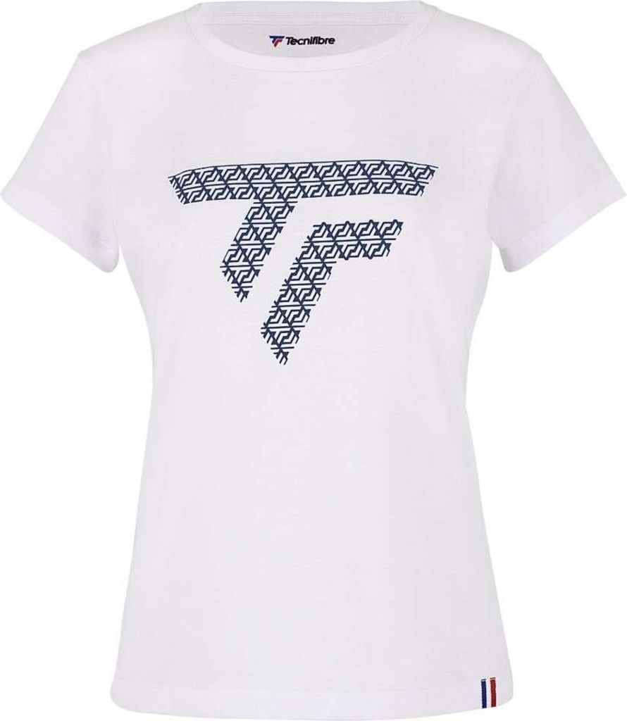 Hemd Tecnifibre Damen-Trainings-T-Shirt weiß 22WTRTW23