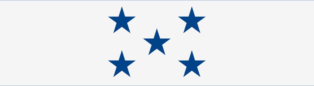 Honduras Kunstdruck Bild - Flaggen Der Welt (40 x 50 cm)