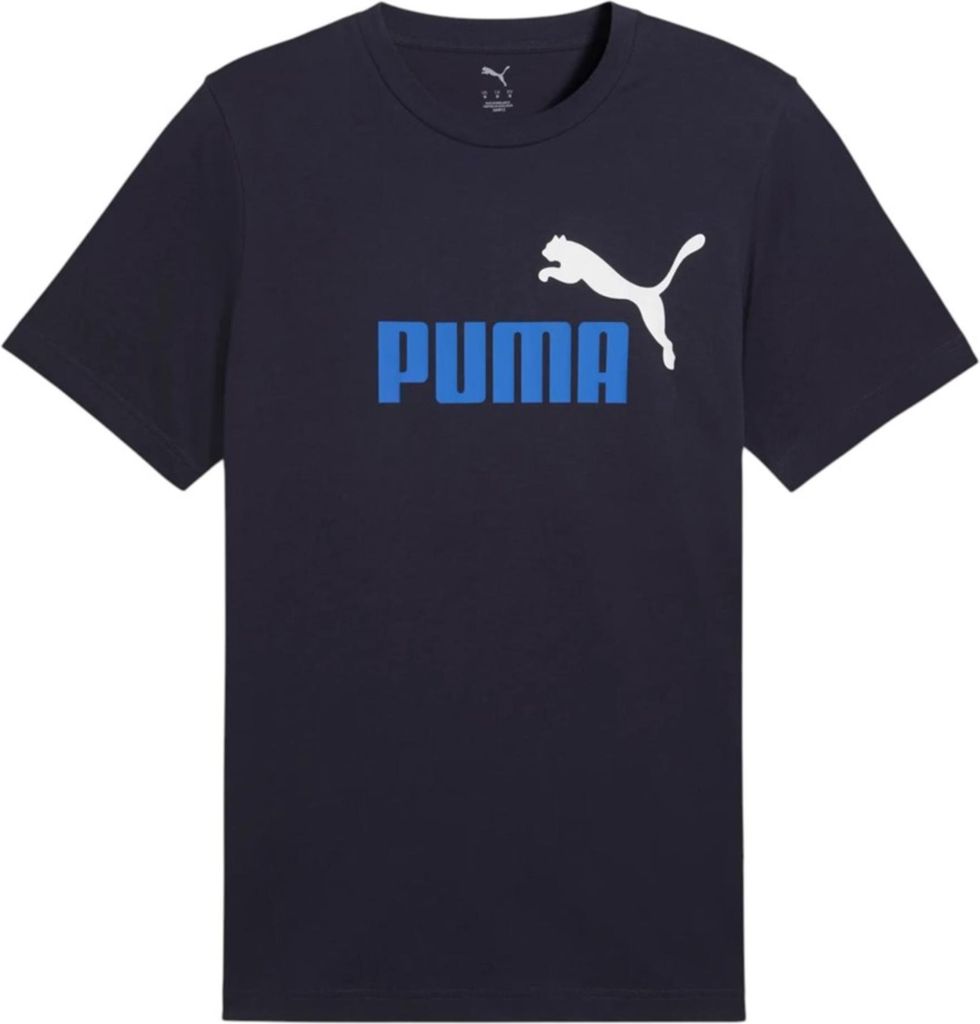 Puma ESS 2 COLOR No. 1 Logo Tee - blau, Größe:XL