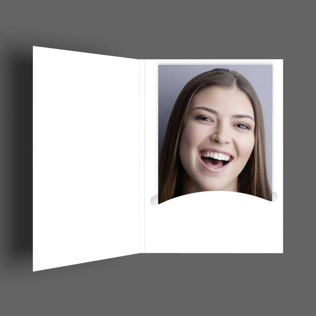 Daiber Profi-Line 100 Cartelle Fototessera 4,5x6cm Bianco - Offerta Stock