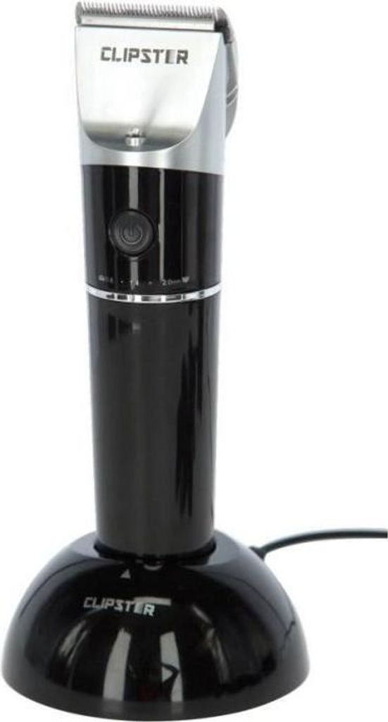 Kabellose Tierhaarschneidemaschine Kerbl Clipster DeloX, 2500 mAH Akku, 3 Geschwindigkeiten, Edelstahlkopf, Schnitthöhenverstellung