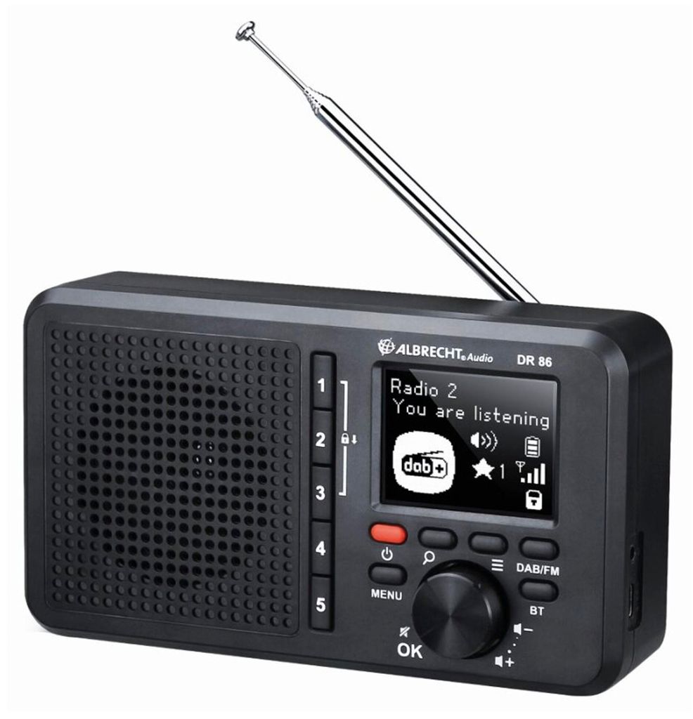 Albrecht DR 86 radio numérique portable Image du produit 