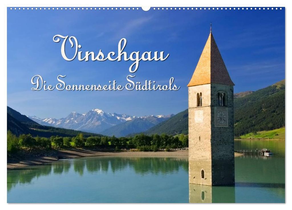 Vinschgau - Die Sonnenseite Südtirols (Wandkalender 2027 DIN A2 quer), CALVENDO Monatskalender