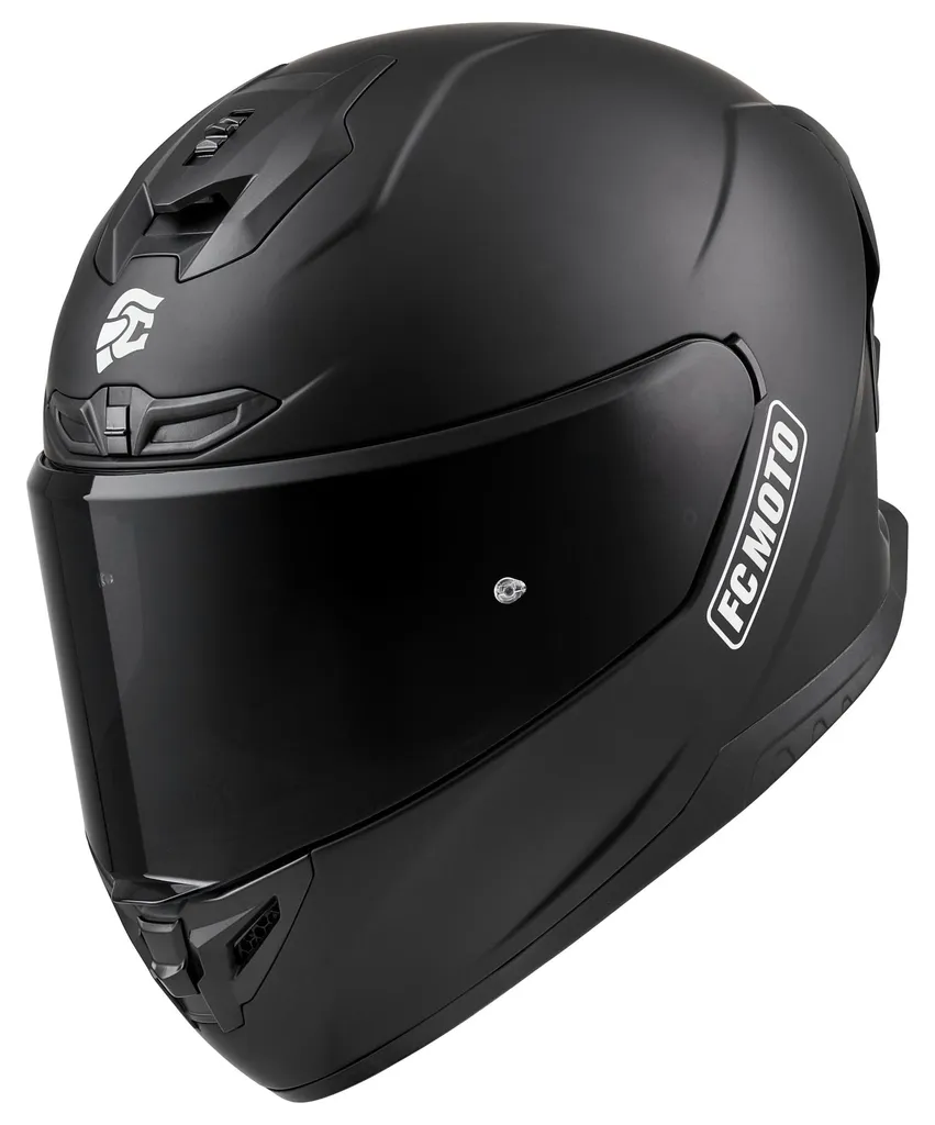 Casque Moto G-361S FC-Moto Noir Mat XL : Sécurité et Large Vision