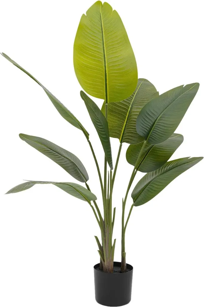 Set 2 Palme Tropicali Artificiali 120cm | Look Jungle Chic Interni - 6