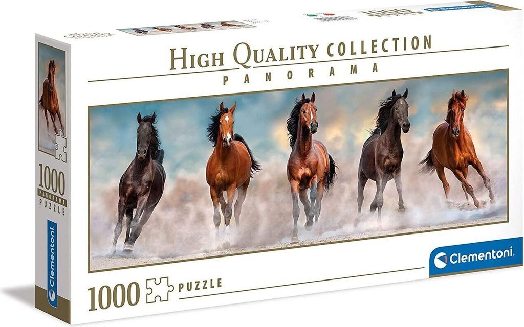 Clementoni Horses, 1000 Stück(e), Tiere, 10 Jahr(e) Produktbild 