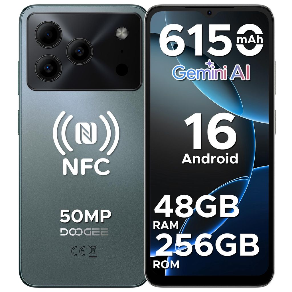 DOOGEE Note56 Plus Smartphone Handy, Android 16, 6,56" Produktbild 