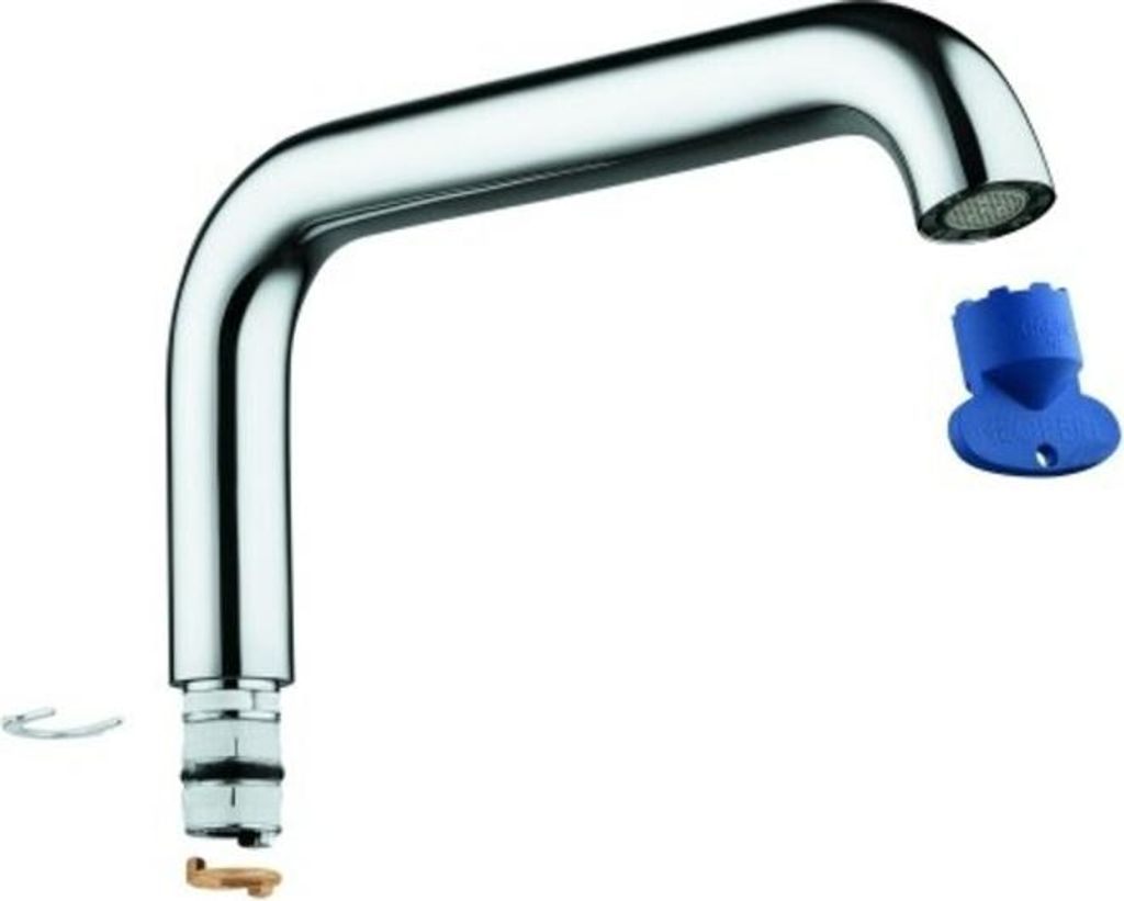 GROHE Rohrauslauf 13375, für Essence Einhand-Waschtischbatterie, XL-size, chrom