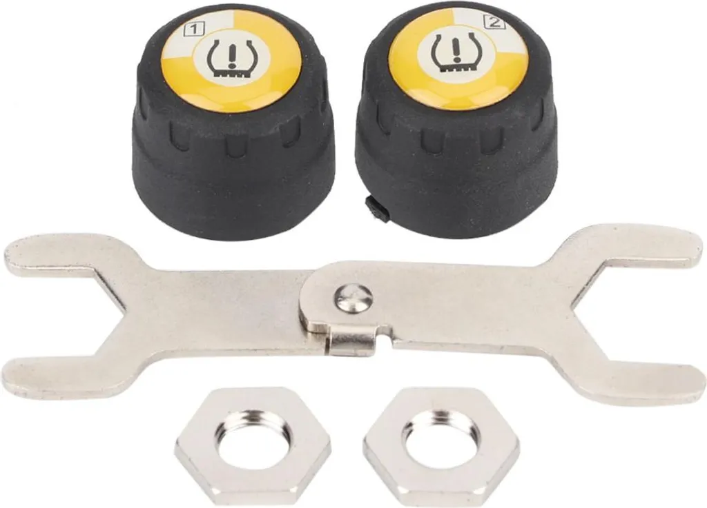 TPMS Moto Bluetooth Capteur Pression et Température Haute Précision APP