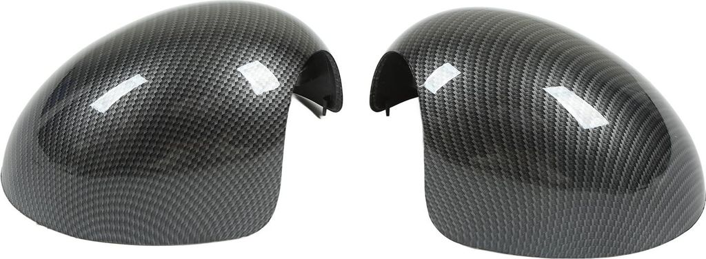 2 PCs Türseite Rückspiegel -Abdeckungskappe Kohlefaserstil Links rechts Flügel für R55 R56 R57 R58 R59 R60 R61