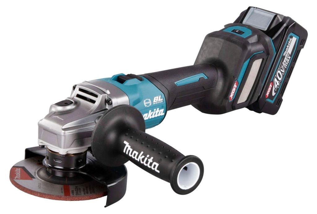 Makita GA023GM201, 8500 RPM, 12,5 cm, Akku, 4 Ah, 4,4 kg, Produktbild 