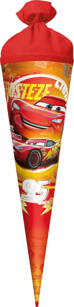 Cadeau rentrée enfant Cars Pixar - Grand sac scolaire rond de 70 cm