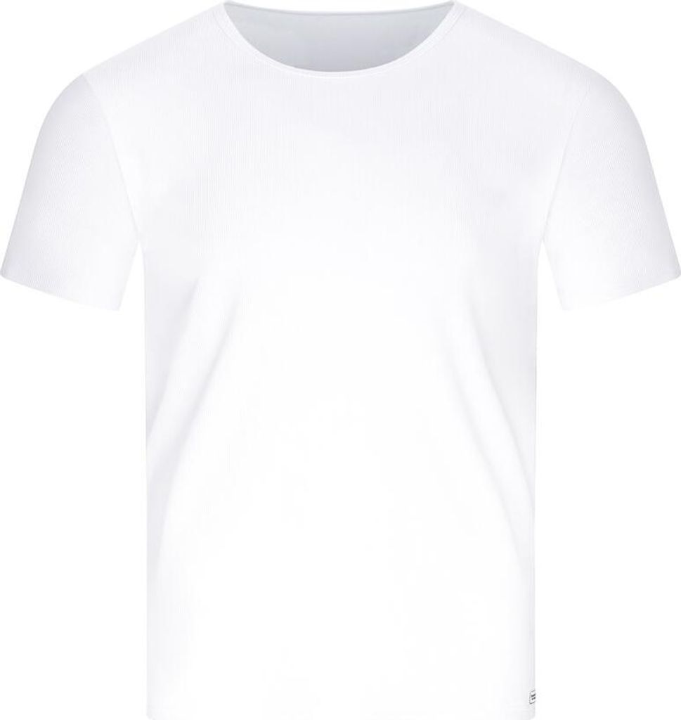 Bruno Banani Fine Rib T-Shirt 2er Pack white L